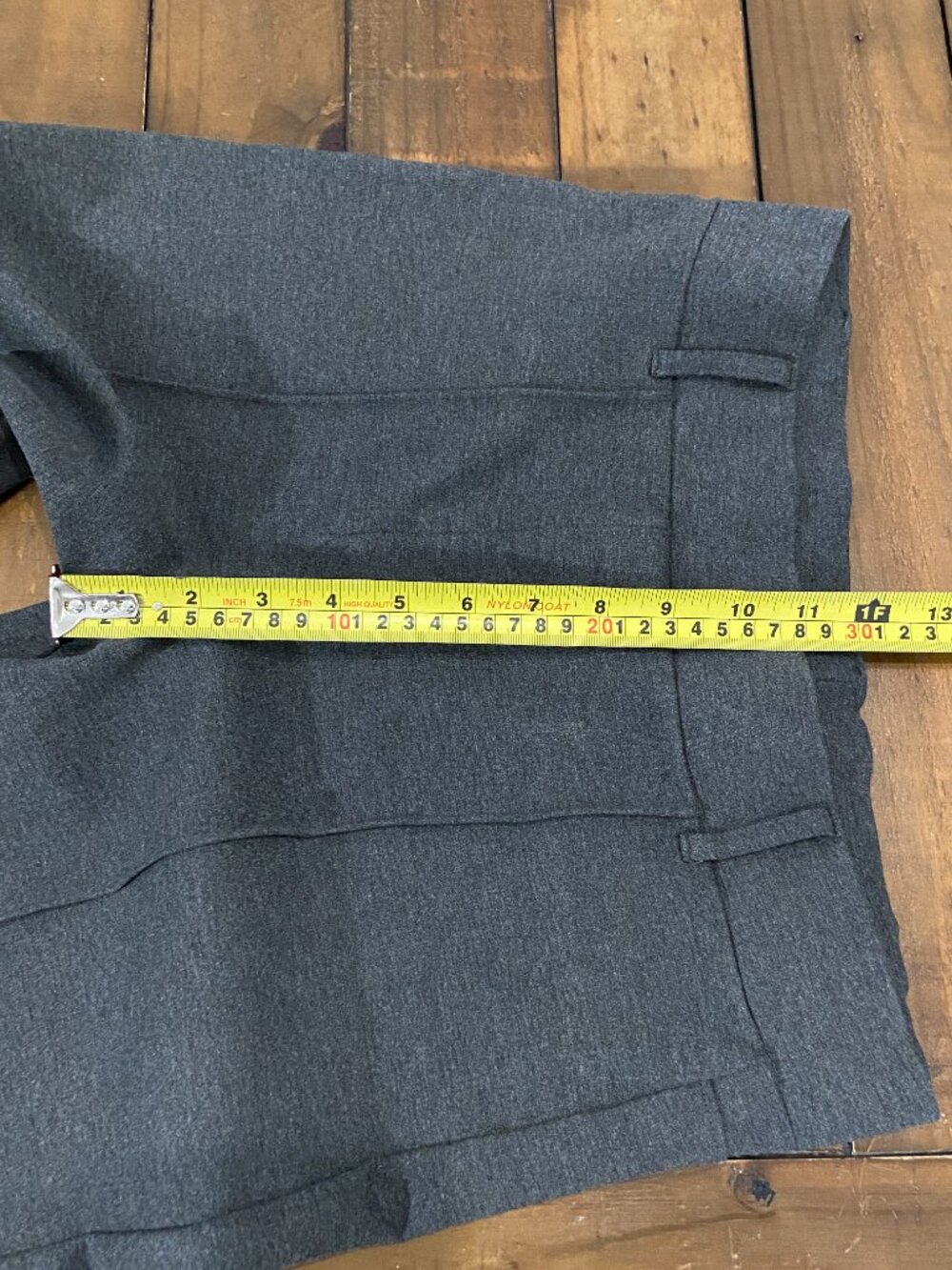 Quince Charcoal Gray Ultra-Stretch Ponte Flare Pants M - Picture 5 of 7